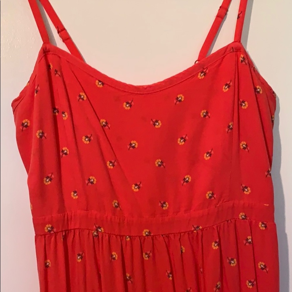 🛍 Old Navy Coral floral print dress